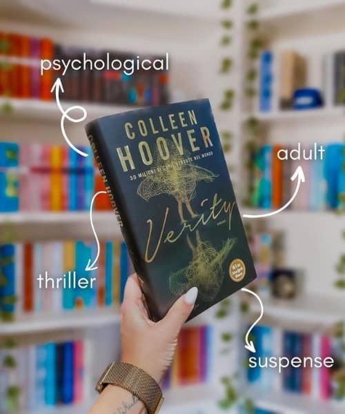 Verity' by Colleen Hoover. Never judge a book by its cover!