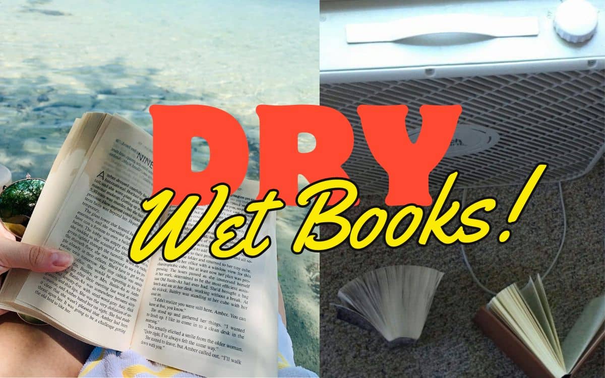How To Dry Wet Books