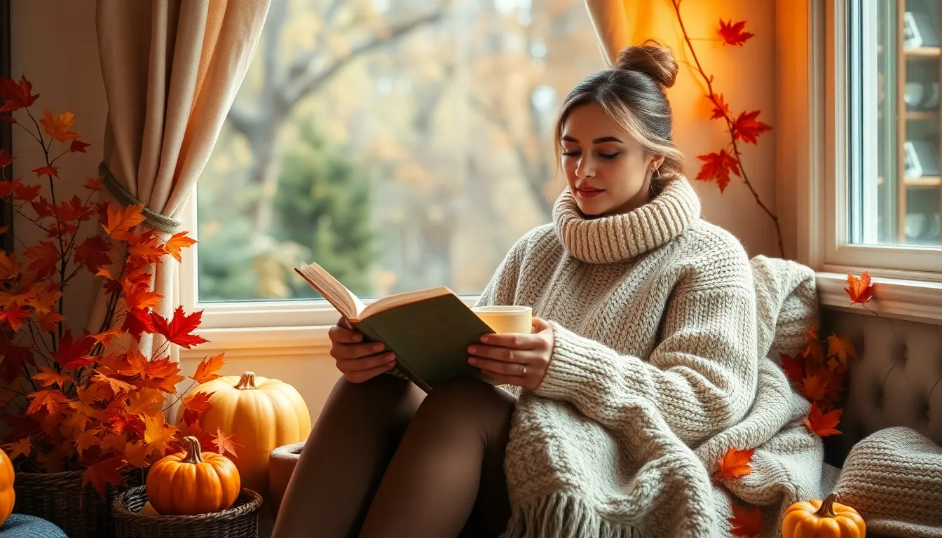 fall book vibes