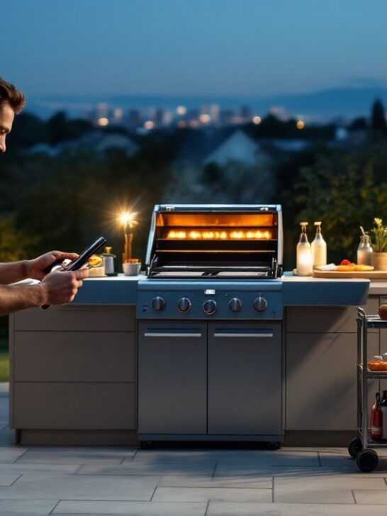 kombinerad kol och gasolgrill weber