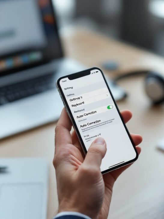 hur tar man bort autocorrect på iphone