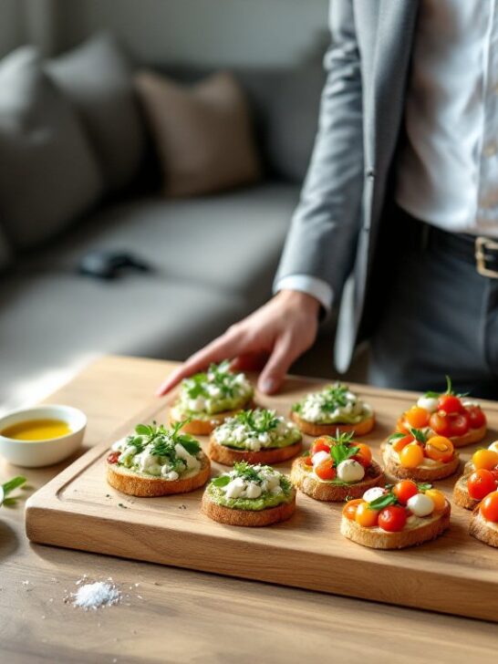 enkel förrätt toast utan skaldjur