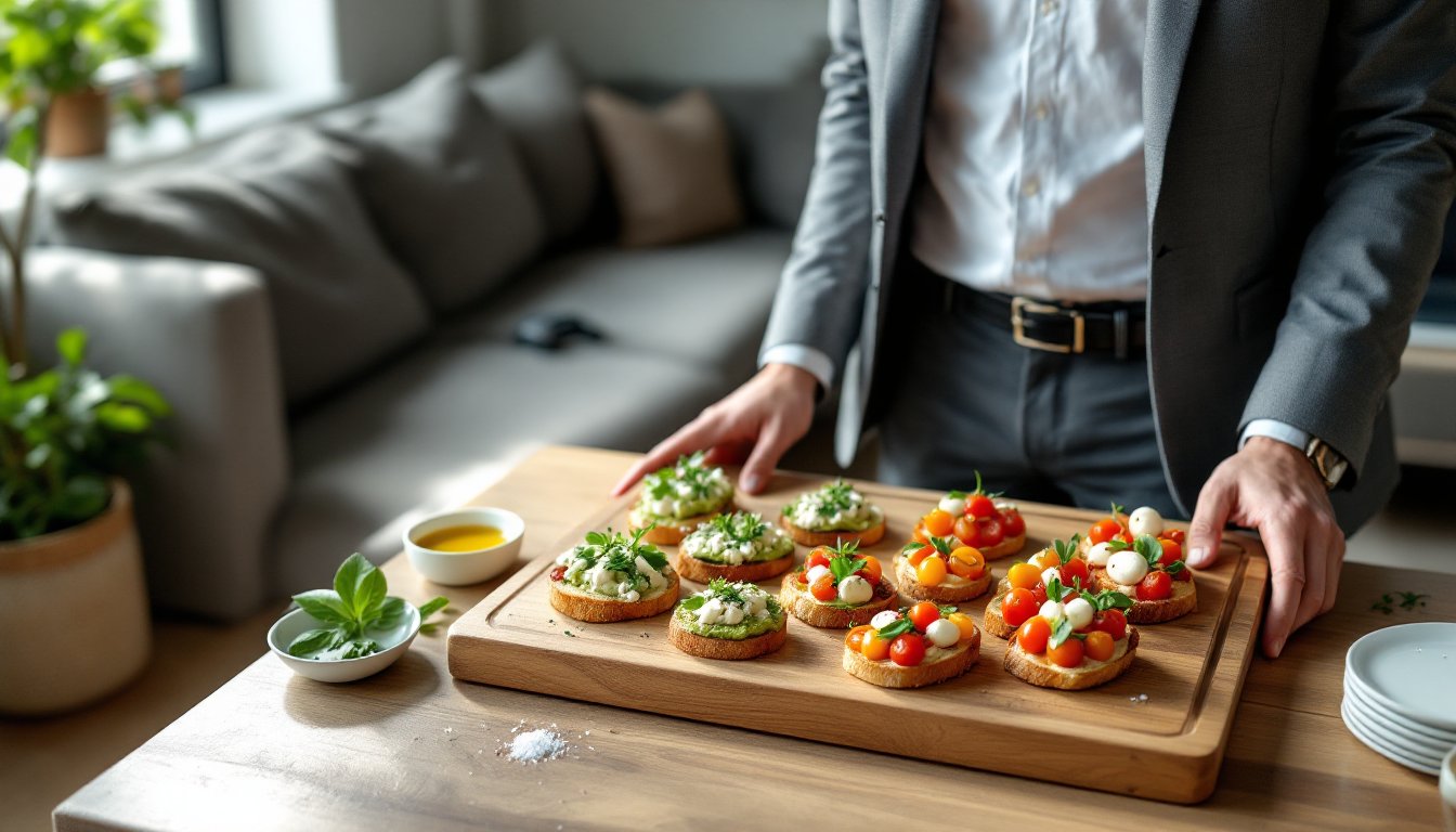 enkel förrätt toast utan skaldjur