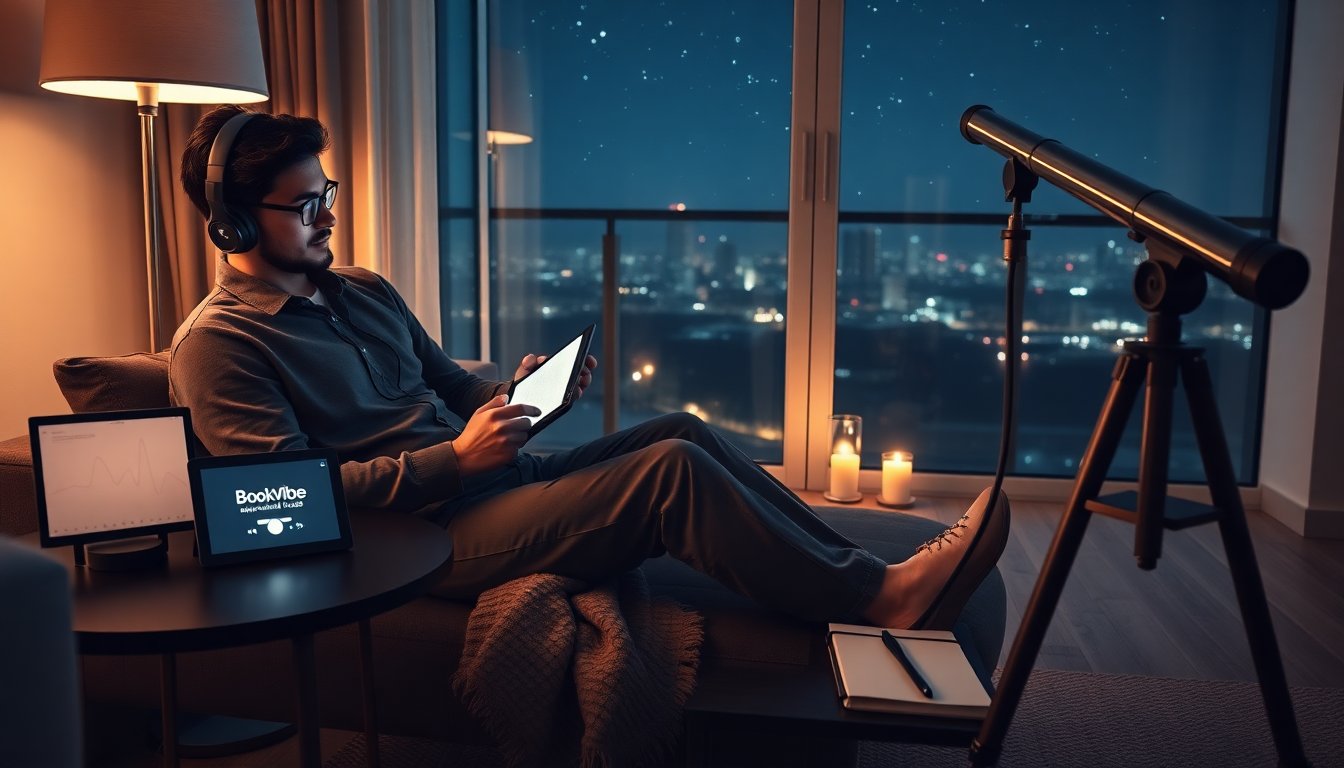 cozy reads ambient bookvibe sounds telescope ebook